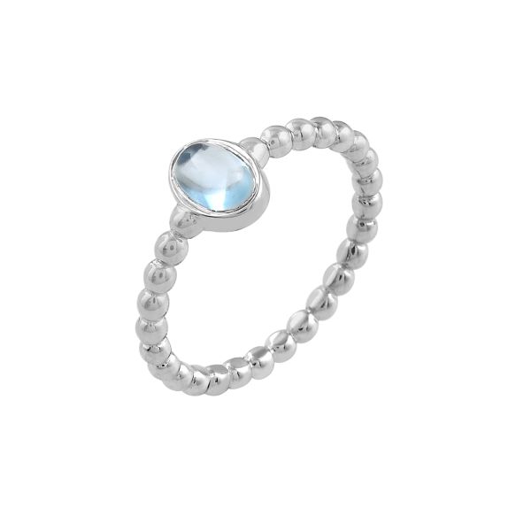 Blue Topaz Ring model R7-058